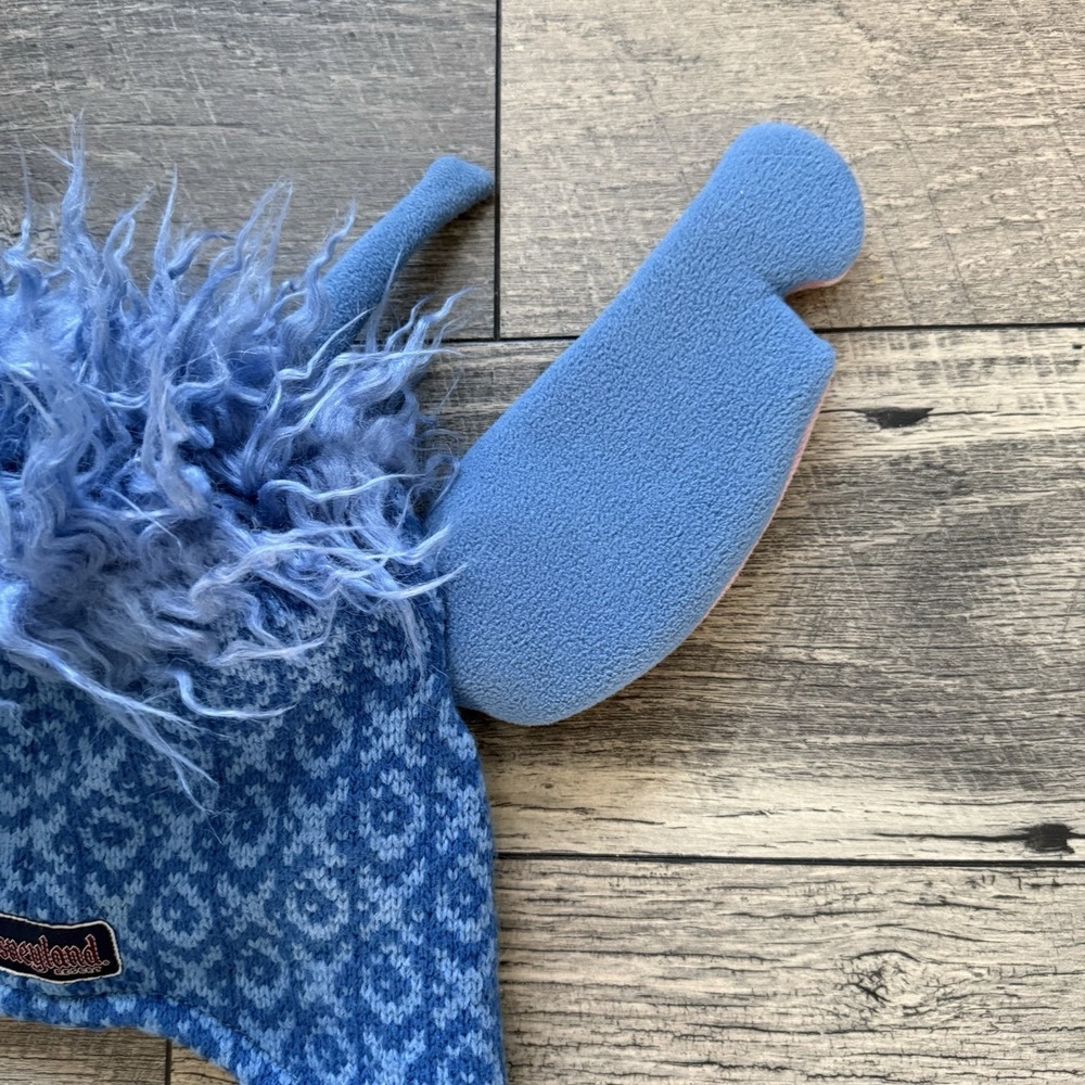 Disneyland Resort Stitch Experiment‎ 626 Knit Lined Beanie Fleece Hat Plush Ears - Picture 11 of 14